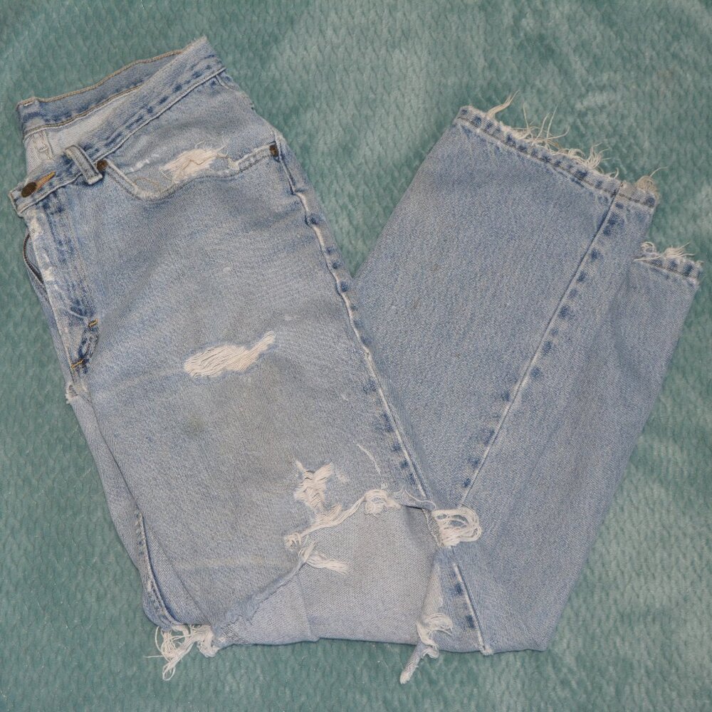 Lee | Absolutely Destroyed Ripped Baggy Jeans